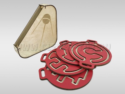 Комплект ручных балансиров (4 шт, красный)