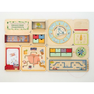 Дидактическая настенная панель "Финансовая грамотность"