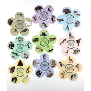 Набор магнитных карточек "Заповедники"