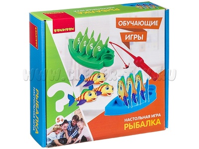 Обучающая настольная игра "Рыбалка"