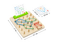 Геоборд с подставкой под карточки (14*17 см, 50 резинок, 20 карточек)