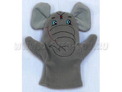 Кукла рукавичка "Слоник"