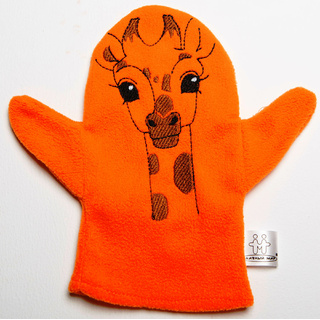 Кукла рукавичка "Жираф"